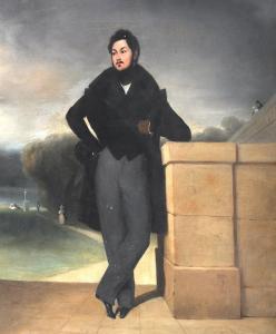 DEVERIA Henri Victor 1829-1897,Portrait of an Oriental Gentleman,1873,John Nicholson GB 2014-02-05