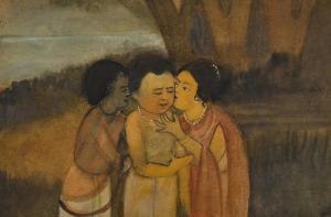 DEVI SUNAYANI 1875-1962,Untitled (Childhood),Sotheby's GB 2021-10-26