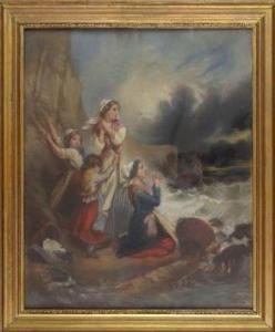 DEVILLIERS,Femmes de marins implorant le ciel,1863,Rossini FR 2017-07-10