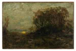 DEWEY Charles Melville 1849-1937,Evening Landscape,Hindman US 2020-09-30