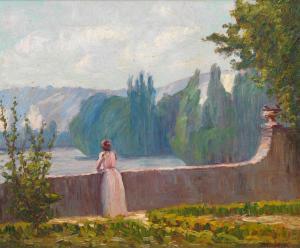 DEWHURST Wynford 1864-1941,Looking across the lake,Bonhams GB 2024-03-13