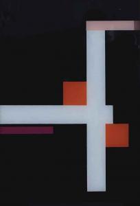 DEXEL Walter 1890-1973,Figuration in weiß mit zwei roten Quadraten,1926,Christie's GB 2014-06-25