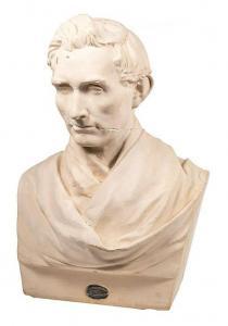 DEXTER HENRY,Bust of a Distinguished Gentleman with Dueling Sca,1860,Neal Auction Company 2021-03-04