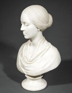 DEXTER HENRY 1806-1876,Bust of a Young Maiden,Neal Auction Company US 2018-11-17