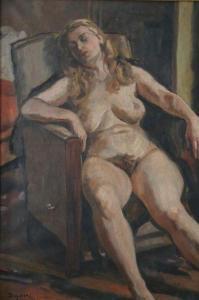 DEYDIER René 1882-1942,Femme nue faisant la sieste,Art Valorem FR 2020-09-14