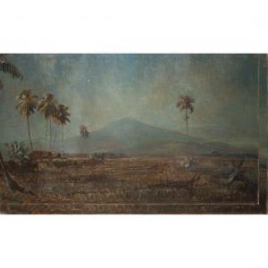 DEZENTJE Ernest 1885-1972,Evening in Bali,1926,Clars Auction Gallery US 2023-03-17