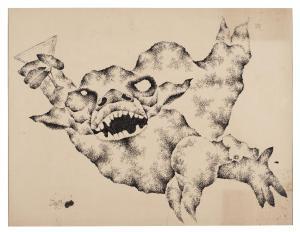 DHARMANARAYAN Dasgupta 1939-1997,Untitled (Party Monster),Christie's GB 2020-09-25