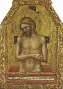 DI ARPO Guariento 1338-1367,Christ as the Man of Sorrows,Christie's GB 2016-04-14