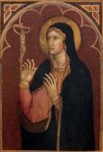 DI BARTOLOMEO DI BIAGIO Martino 1398-1434,La Vergine in adorazione del crocifisso,Cambi 2019-12-13