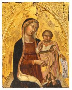 DI BARTOLOMEO DI BIAGIO Martino 1398-1434,Madonna col Bambino,Meeting Art IT 2021-11-13