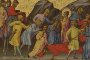 DI BARTOLOMEO DI BIAGIO Martino,The Martyrdom of Saint Ursula - a predella,Christie's 2023-12-07