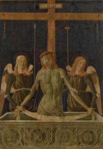 DI BENOZZO Alesso 1473-1528,Le Christ au tombeau soutenu par deux anges,Christie's GB 2011-06-21