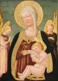 di BICCI Neri 1419-1491,Madonna with child and two angels,im Kinsky Auktionshaus AT 2021-12-14