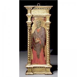 di BINDO Benedetto 1300-1400,standing male saint,Sotheby's GB 2005-05-26