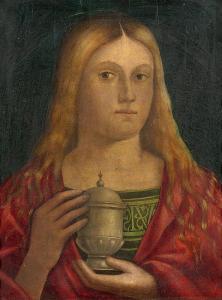 di BISSOLO Francesco Vittore 1480-1554,Heilige Maria Magdalena.,Galerie Koller CH 2014-09-17