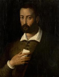 Di BRONZINO Agnolo C.Allori 1503-1572,Ritratto di Francesco de' Medici, a mezzo bu,Minerva Auctions 2012-11-15