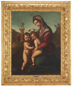 di BUGIARDINI Giuliano Piero 1475-1554,Madonna con Bambino e San Giovannin,Il Ponte Casa D'aste Srl 2023-03-28