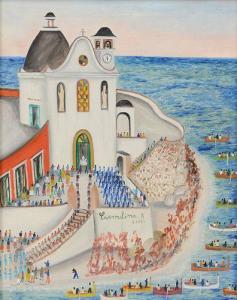 DI CAPRI Carmelina 1920-2004,La festa dell'Assunta a Capri,Meeting Art IT 2022-05-11