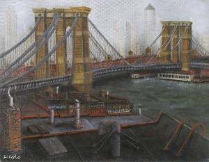 Di Carlo Joseph 1900-1900,Brooklyn Bridge,Bonhams GB 2005-11-29