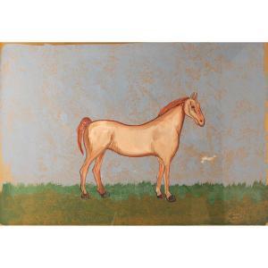 DI CARPINELLO FRANCESCA 1929-2019,Il cavallo di campagna,Galleria Sarno IT 2023-03-15