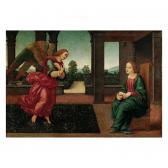 DI CREDI Lorenzo 1459-1537,the annunciation,1508,Sotheby's GB 2002-07-10