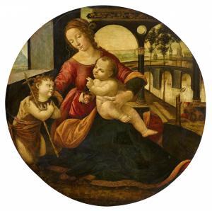 DI CREDI Tommaso 1490-1510,The Virgin and Child with Saint John the Baptist,Lempertz DE 2022-05-21