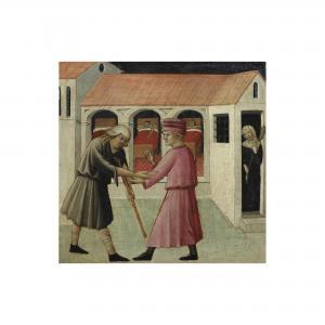 di CRISTOFANO Mariotto 1393-1457,HOUSING THE SICK OR LAME,1423,Sotheby's GB 2011-12-08