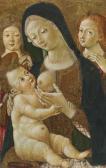 DI DOMENICO PIETRO 1457-1533,MADONNA AND CHILD WITH TWO ANGELS,Sotheby's GB 2015-01-29