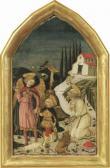 DI GIOVANNI APOLLONIO 1415-1465,L'Arcangelo Raffaele con Tobiolo e San Girolamo,Farsetti 2017-10-27