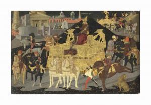 DI GIOVANNI APOLLONIO 1415-1465,The Triumph of Scipio Africanus: a cassone,Christie's GB 2017-07-06
