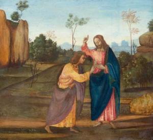 DI GIOVANNI BARTOLOMEO 1460-1515,Doubting Thomas,Galerie Koller CH 2019-03-29
