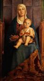 Di Giovanni de Antonio Antonio,DIE SITZENDE MARIA MIT DEM JESUSKIND AUF IHREM SCH,Hampel 2011-12-10