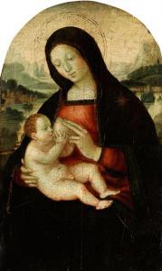 DI GIOVANNI DI MARCO Berto 1475-1529,MARIA LACTANS,Hampel DE 2013-06-27