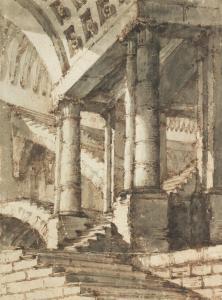 di GONZAGA Pietro Gottardo 1751-1831,Architectural Composition,Bonhams GB 2020-07-09