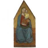 DI LORENZO Bicci 1368-1452,MADONNA AND CHILD ENTHRONED,Sotheby's GB 2009-12-09