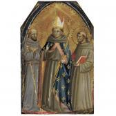 DI LORENZO Bicci 1368-1452,saints francis of assisi, louis of toulouse and an,Sotheby's 2006-01-26
