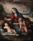 DI LORENZO LARCIANI Giovanni 1484-1527,Madonna con il Bambino e San Giovannino,Porro & C. 2010-11-23