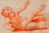 di MANNOZZI Giovanni San Giov. 1592-1636,Reclining boy,Galerie Koller CH 2018-03-23