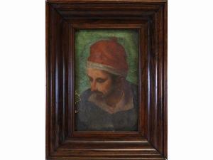 di MANNOZZI Giovanni San Giov. 1592-1636,Ritratto di giovane con cappello (Autoritra,Maison Bibelot 2017-10-05