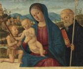 di MANSUETI Giovanni Niccolo 1470-1527,The Madonna and Child, with the Infant Saint John,Christie's 2015-12-09