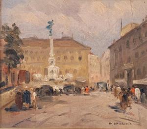 DI MARINO Francesco 1892-1954,Piazza dei Martiri,Blindarte IT 2024-04-10