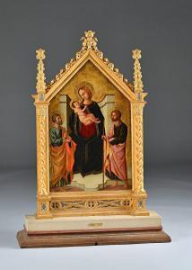 di MICHELINO Domenico 1417-1491,The Madonna and child with Saints Pet,Bellmans Fine Art Auctioneers 2019-03-30