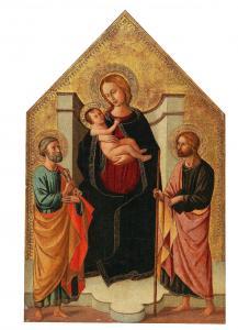 di MICHELINO Domenico,The Madonna and Child with Saints Peter and John t,Palais Dorotheum 2020-06-09