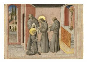 DI PAOLO GIOVANNI 1403-1482,The Investiture of Saint Clare: the Saint receivin,Christie's 2019-12-03