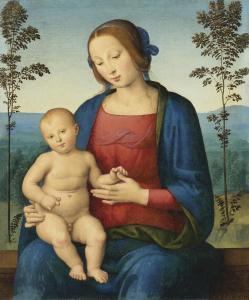 DI PIETRO GIOVANNI 1450-1528,The Madonna and Child in a landscape,Christie's GB 2021-10-14
