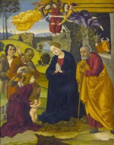 DI PIETRO MENCHERINI Michelangelo 1489-1521,L'Adoration des bergers,Piasa FR 2010-03-26