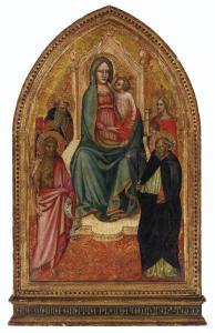 di PONTE dal Giovanni Marco,The Madonna and Child enthroned with Saints Barbar,Christie's 2020-10-15