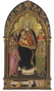 di PONTE dal Giovanni Marco,The Madonna and Child with Saints John the Baptist,Christie's 2009-01-28