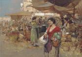 di SCOVOLO Mario 1840-1877,A busy Italian market,Christie's GB 2004-06-16