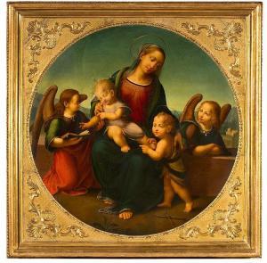 di SOGLIANI Giovanni Antonio,Madonna with Christ and St. John,1515,Villa Grisebach 2015-07-03